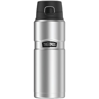 Thermos Sk4000sttri4 Stainless King Vacuum-insulated Drink Bottle, 24oz (silver)