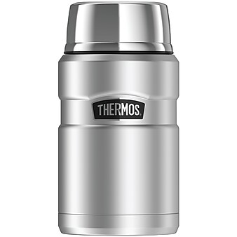 Thermos Sk3020sttri4 Stainless King Vacuum-insulated Food Jar, 24oz (silver)