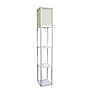 Simple Designs Incandescent Etagere Floor Lamp, White (LF1014-WHT)~#|#~sp5263283_sc7