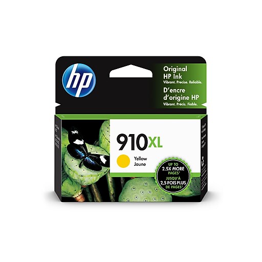 HP 910XL Yellow High Yield Ink Cartridge (3YL64AN) at Staples