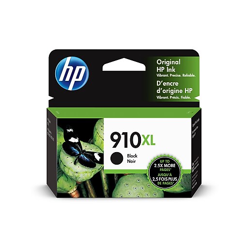 HP 910XL Black High Yield Ink Cartridge (3YL65AN140) Staples