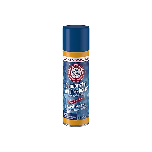 Arm & Hammer Deodorizing Air Freshener Handheld Aerosol, Light Fresh, 7