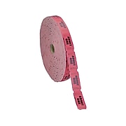 PAP-R Products Single Ticket Roll, 2000/Roll (602603R)
