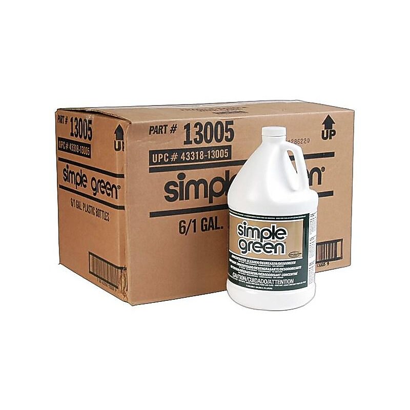 Simple Green Cleaner and Degreaser, Sassafras, 128 oz., 6/Carton (SMP13005) image 1