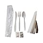 Berkley Square Individually Wrapped Plastic Assorted Cutlery Set, Medium-Weight, White, 250/Pack (1171241)~#|#~sp52800531_sc7