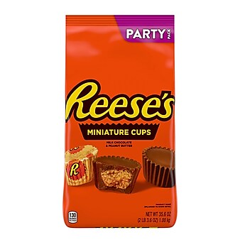 Reese's Miniatures Peanut Butter Milk Chocolate Cup, 35.6 oz. (HEC44709)