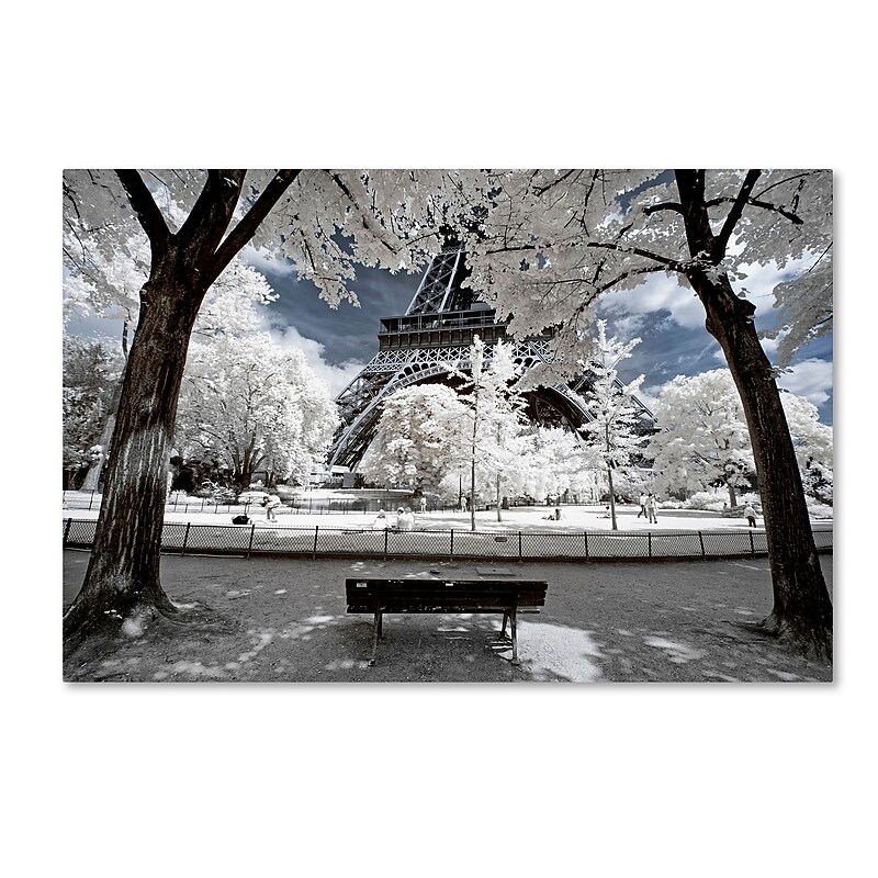 Trademark Fine Art Philippe Hugonnard 'Another Look at Paris VI' 12" x 19" Canvas Stretched (190836042012) image 1