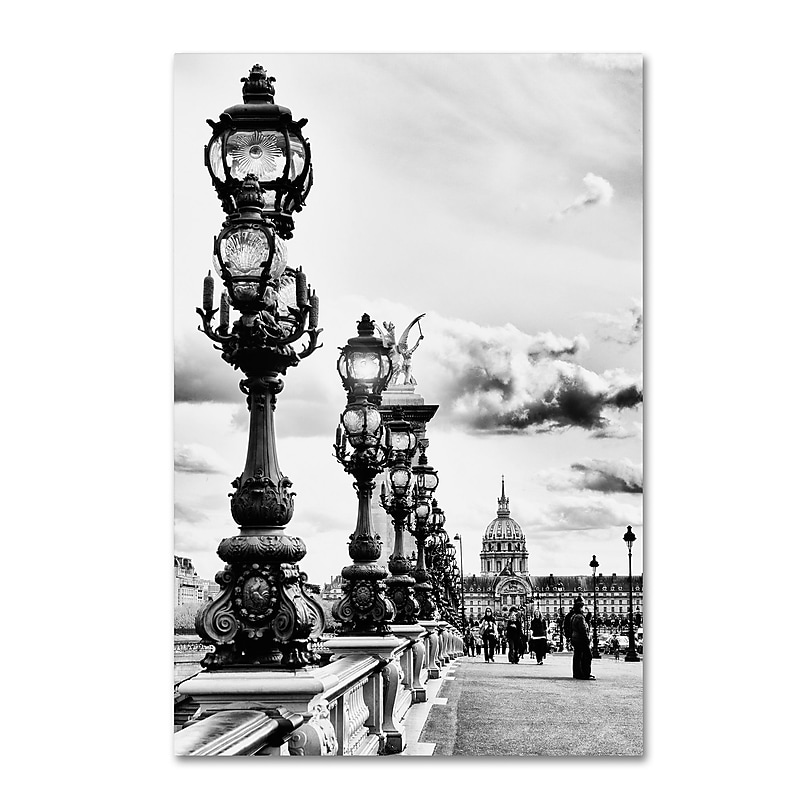 Trademark Fine Art Philippe Hugonnard 'Dreaming of Paris' 12" x 19" Canvas Stretched (190836112609) image 1