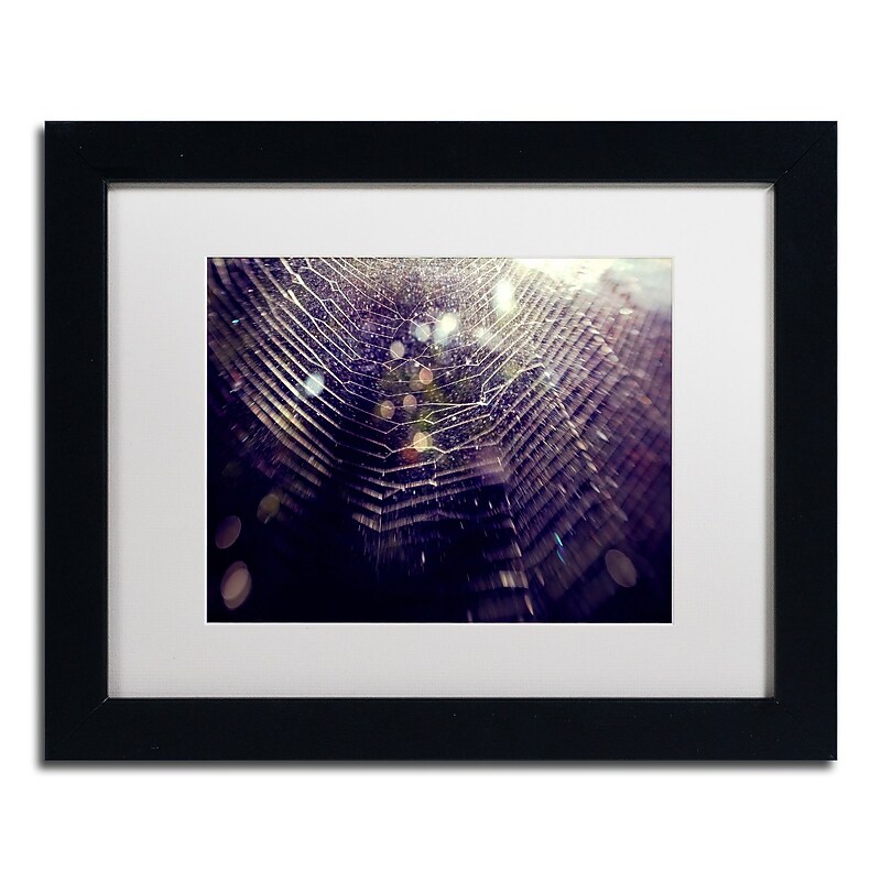 Trademark Fine Art Beata Czyzowska Young 'Purple Lullaby' 11" x 14" Matted Framed (190836185160) image 1