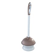 Quickie Plastic Toiler Plunger & Caddy w/ Microban (360MB)
