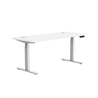 Union & Scale™ Workplace2.0™ Sit Stand Height Adjustable Table 24X60, White