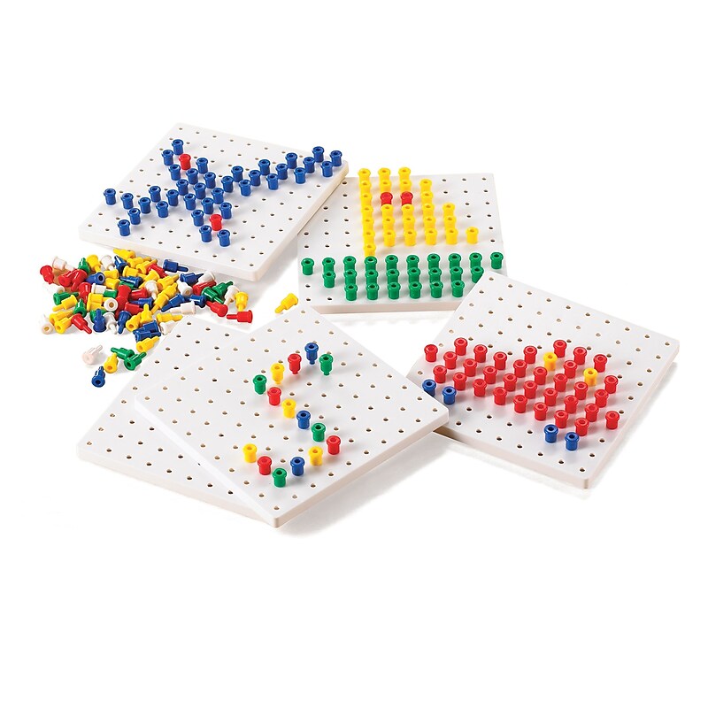 Edx Education Pegs & Peg Boards Set, 1,005 Pieces/Set (CTU39470) image 1