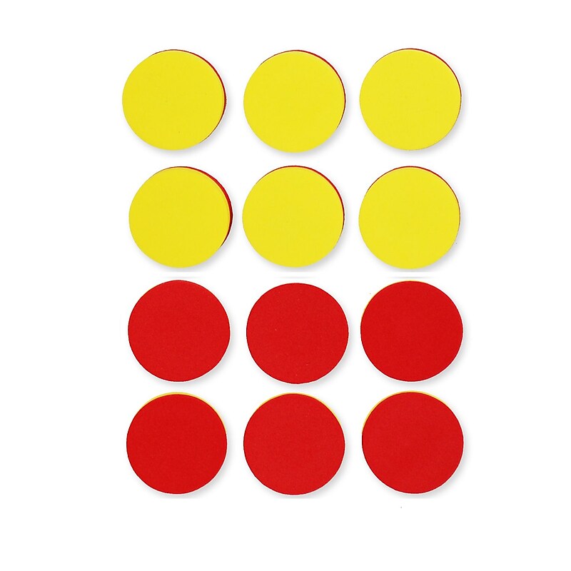 Learning Advantage Magnetic Two Color Counters, Foam, Set of 200 (CTU7408) image 1