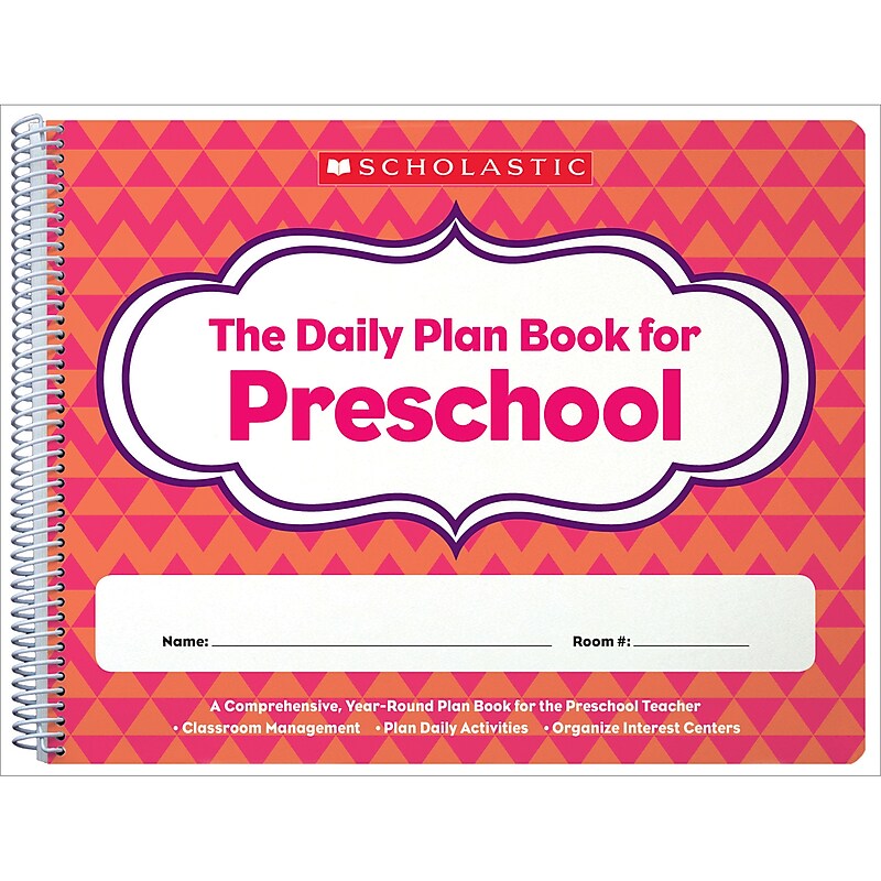 Scholastic The Daily Plan Book for Preschool 120 Pages Lesson Planner, Each (SC-806458) image 1