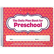 Scholastic The Daily Plan Book for Preschool 120 Pages Lesson Planner, Each (SC-806458)