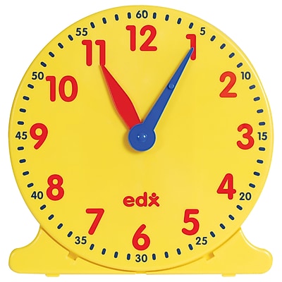 thumbnail image 2 of Teacher's Choice Dry Erase Learning Clock - Large Demonstration Teaching Time Clock For Kids 2 of 14