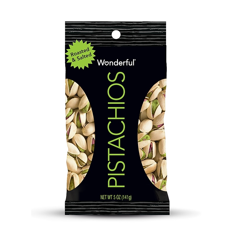 Wonderful Pistachios Roasted & Salted, In Shell, 5 oz. (WPIST) image 1