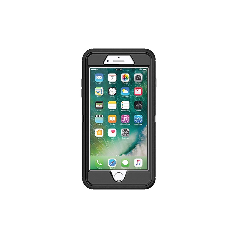 OtterBox Defender Series Black Case for iPhone 8 Plus/7 Plus (77-56825) image 1