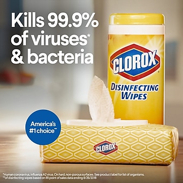 Clorox Disinfecting Wipes Value Pack, Bleach Free Cleaning Wipes – 3 Pack