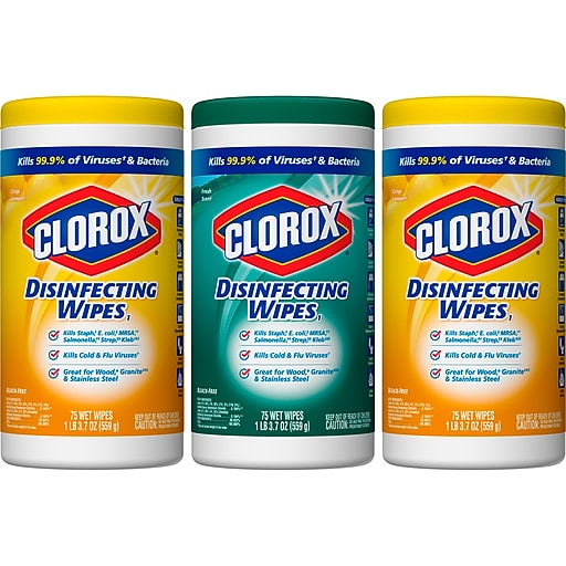 Clorox Disinfecting Wipes Value Pack, Bleach Free Cleaning Wipes - 225 Wipes (30208)