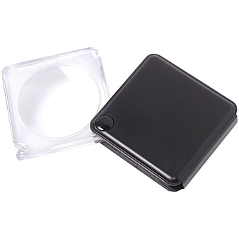 Carson Optical MagniFlip Flip-Open Pocket 3x Magnifier with Built-in Case, (GN-33)
