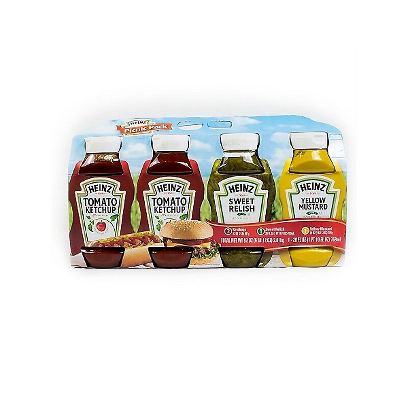 Heinz Picnic Pack Condiment Set, 52 oz., 4/Pack (220-00444) image 1