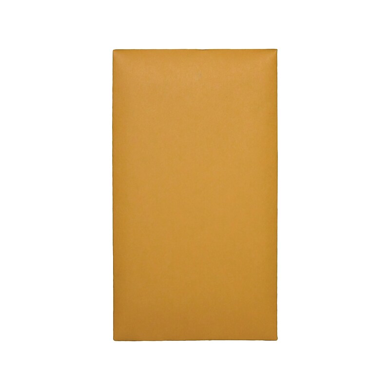 Quality Park #10 Clasp & Moistenable Glue Kraft Catalog Envelope, 3.38" x 6", Brown Kraft, 100/Box (QUA37010) image 1