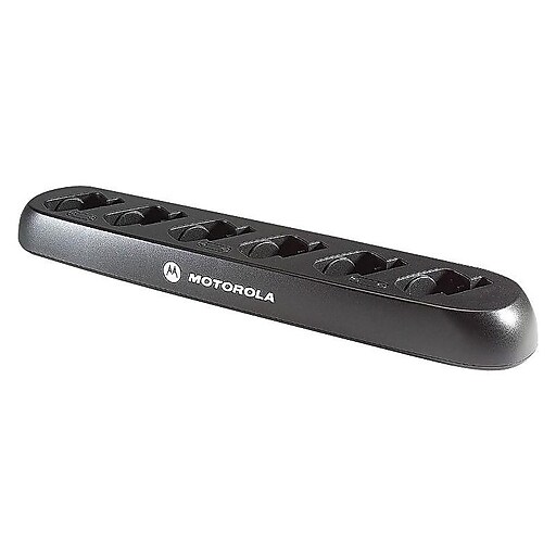 Motorola 6 Slot Charging Station for Motorola CLS, Black (56531) Staples