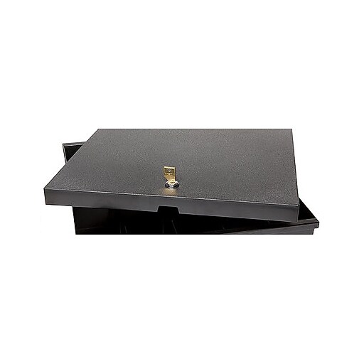 Bank Supplies NonLocking Cash Tray Lid, Black (C5000) at Staples
