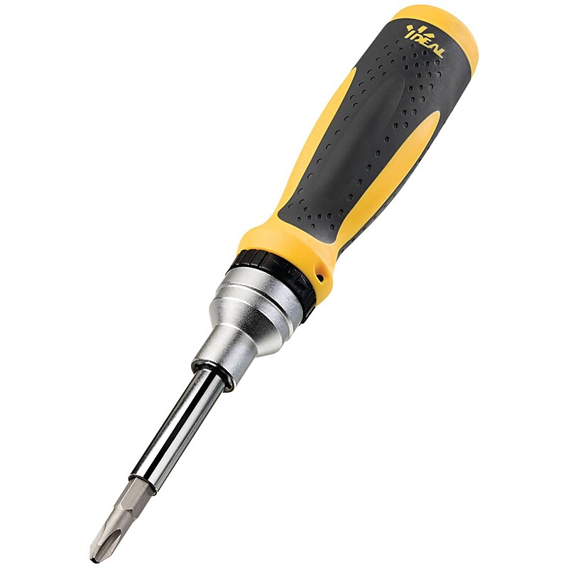 IDEAL 21-in-1 Twist-a-nut Ratcheting Screwdriver (35-688) image 1