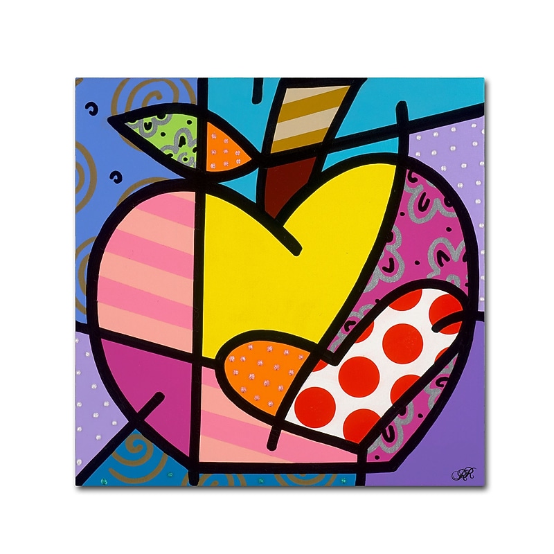 Trademark Fine Art Roberto Rafael 'Big Apple IV' 14" x 14" Canvas Stretched (190836279401) image 1