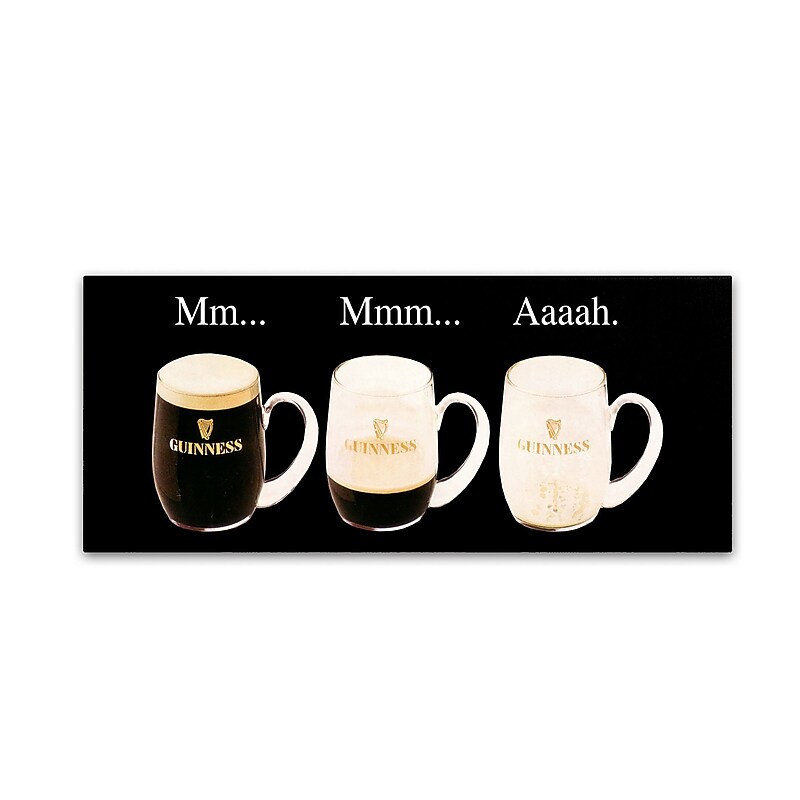 Trademark Fine Art Guinness Brewery 'Guinness I' 8" x 19" Wall Art (190836243068) image 1