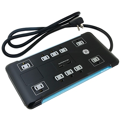 Assortment of Small Electronics, Surge Protectors, Thermostats, Chargers, Extension Cords, Etc., Multiple Pieces, (box full)