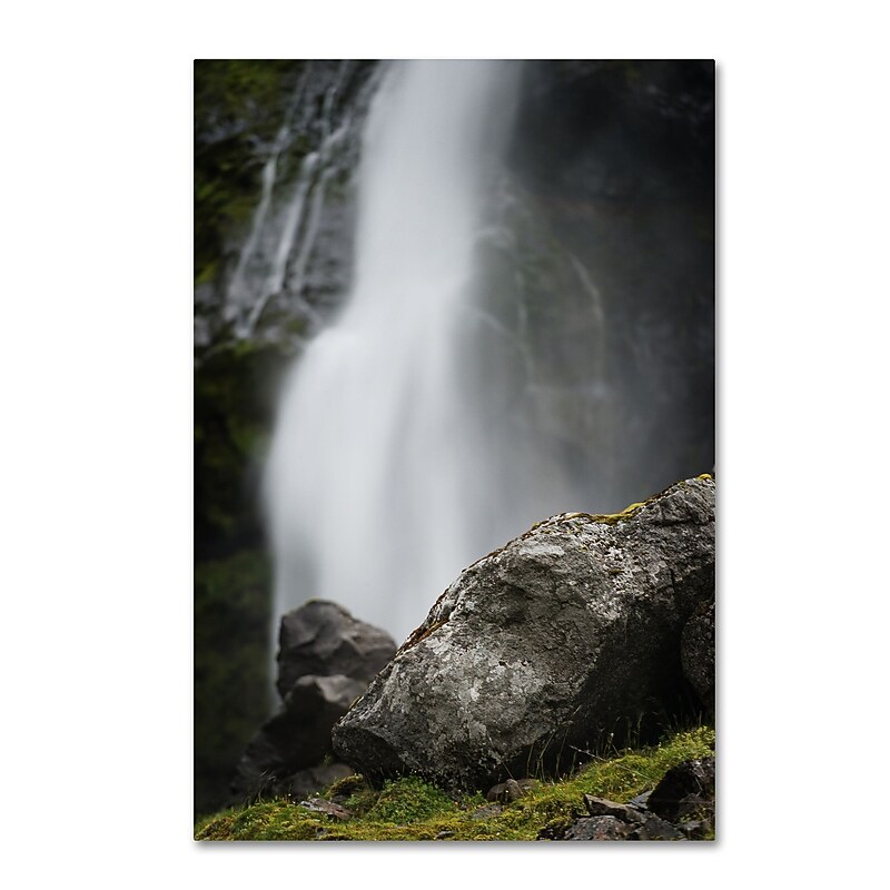 Trademark Fine Art Philippe Sainte-Laudy 'Meditative Falls' 12" x 19" Canvas Stretched (190836305025) image 1