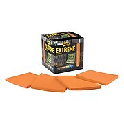 Post-it® Extreme Notes, 3" x 3", Orange, 45 Sheets/Pad, 12 Pads/Pack (EXTRM33-12TRYO)