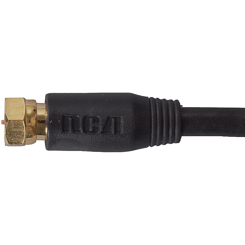 Philips SWV2234/17 6' Coax Audio/Video Cable, Black image 1