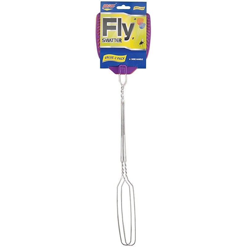 PIC Wire Handle Fly Swatter, 2-Pack, (WIRE-2PK) image 1