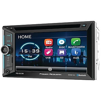 Power Acoustik Pd-623b 6.2" Incite Double-din In-dash DVD Receiver With Bluetooth