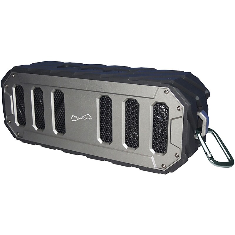 Supersonic SC-1455IPX-BL Waterproof Bluetooth Floating Portable Speaker, Blue image 1