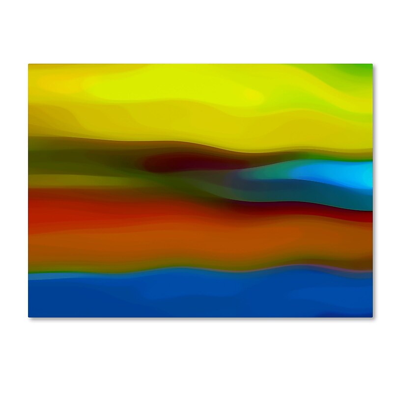 Trademark Fine Art Amy Vangsgard 'River Runs Through 1' 14" x 19" Canvas Stretched (886511935075) image 1
