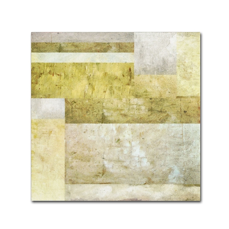 Trademark Fine Art Michelle Calkins 'Neutral Study 2.0' 18" x 18" Canvas Stretched (190836074556) image 1
