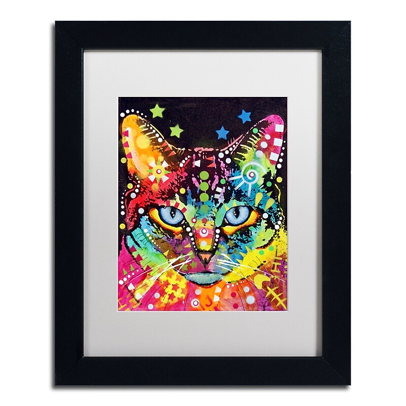 Trademark Fine Art Dean Russo 'Blue Eyes' 11" x 14" Matted Framed (190836166541) image 1