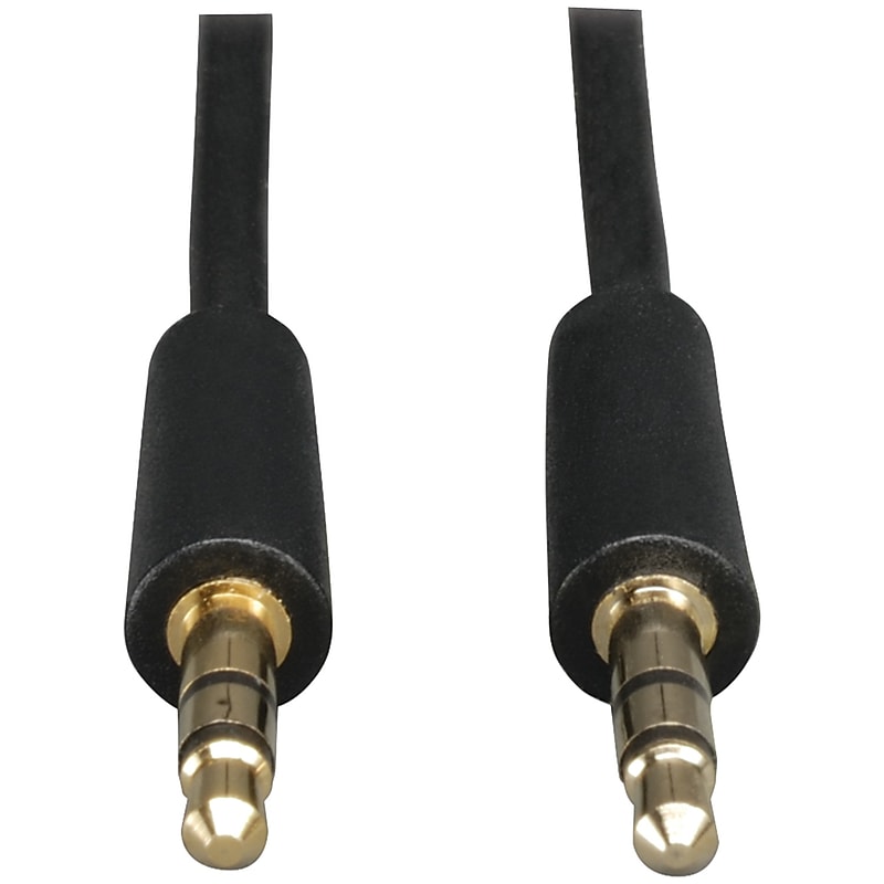 Tripp Lite P312-003 3' Stereo Audio Cable, Black image 1