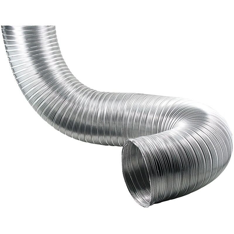 Deflecto A068/4 Semi-rigid Flexible Aluminum Duct (6" Dia X 8ft) image 1