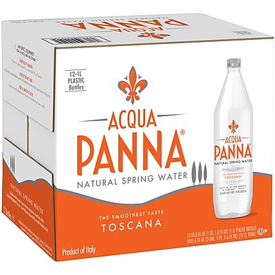 Acqua Panna Natural Spring Water, 33.8 Oz Plastic Bottles (12 Pack) (B006O38N0Q)