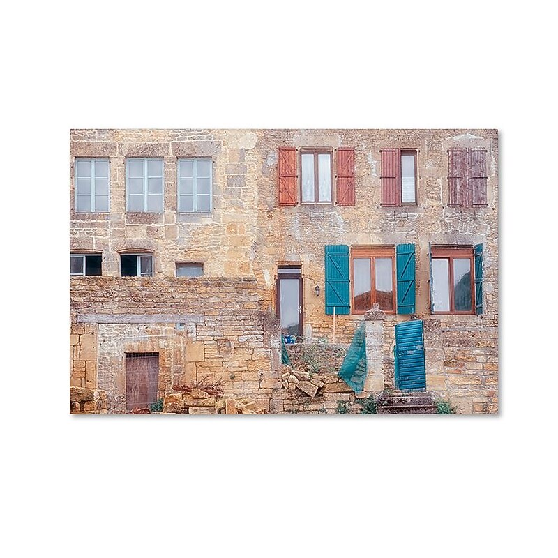 Trademark Fine Art Cora Niele 'Facade II' 22" x 32" Canvas Stretched (190836313044) image 1