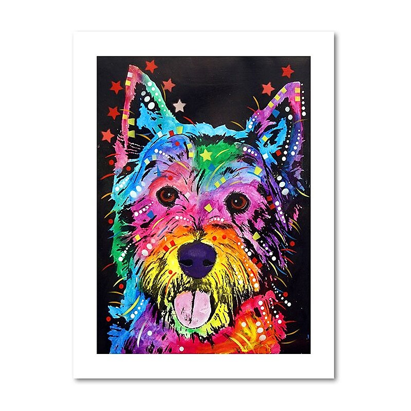 Trademark Fine Art Dean Russo 'Westie' 18" x 24" Paper Rolled (190836152728) image 1