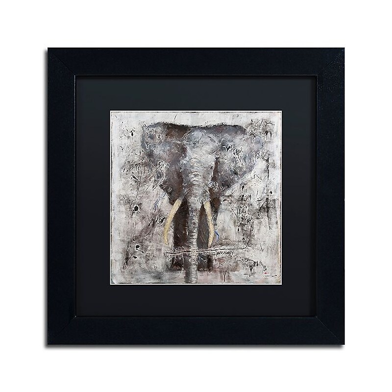 Trademark Fine Art Joarez 'Wild Life' 11" x 11" Matted Framed (190836235841) image 1
