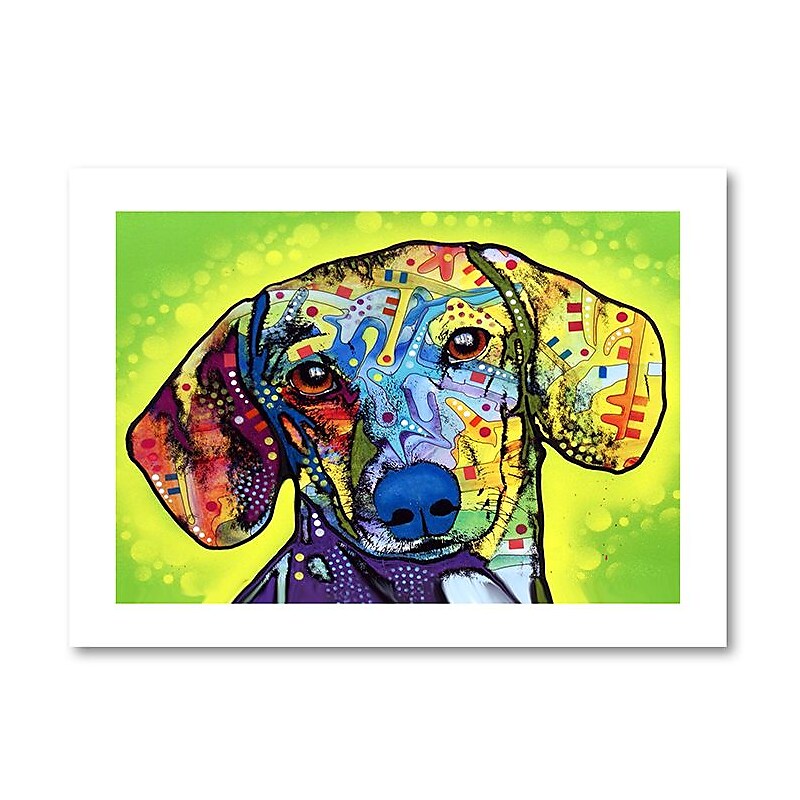 Trademark Fine Art Dean Russo 'Dachshund' 18" x 24" Paper Rolled (190836147175) image 1