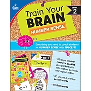 Carson-Dellosa Classroom Kit Train Your Brain: Number Sense, Level 2, 111 Pieces/Set (149017)